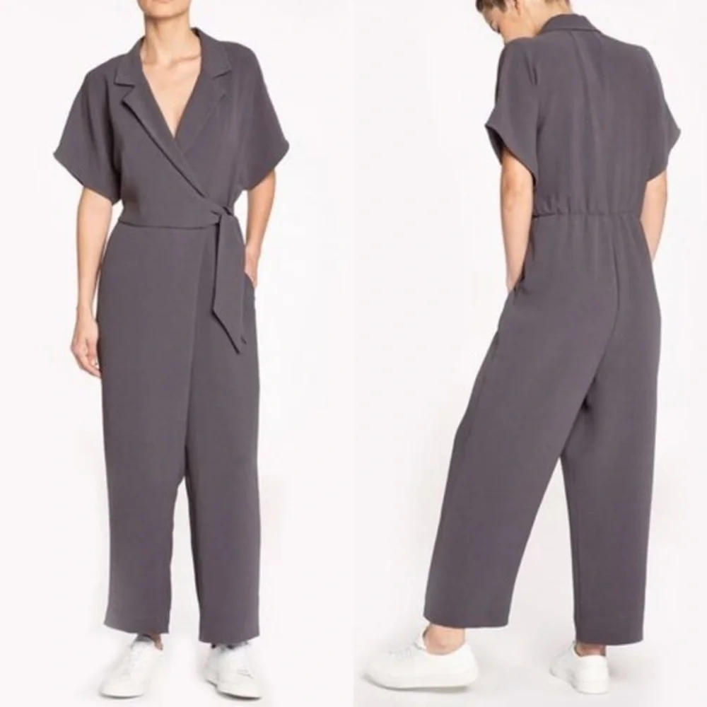 NWT Brochu Walker Sheyla Jumpsuit in Otter Small Contemporary Street Style